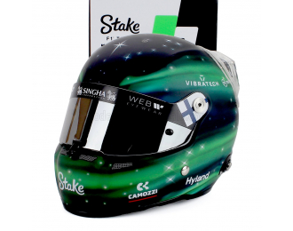 STILO Casco Helmet F1 Valtteri Bottas Team Stake Kick Sauber №77 Season (2024), Green Black