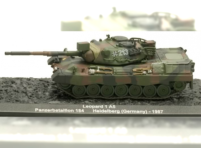 Leopard 1 A5 Panzerbataillon 184 Heidelberg (Germany) 1987