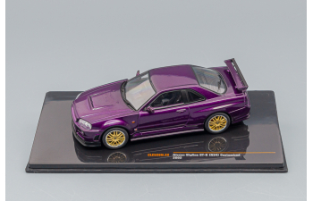 NISSAN Skyline GT-R (R34) Customized (2002), purple-metallic