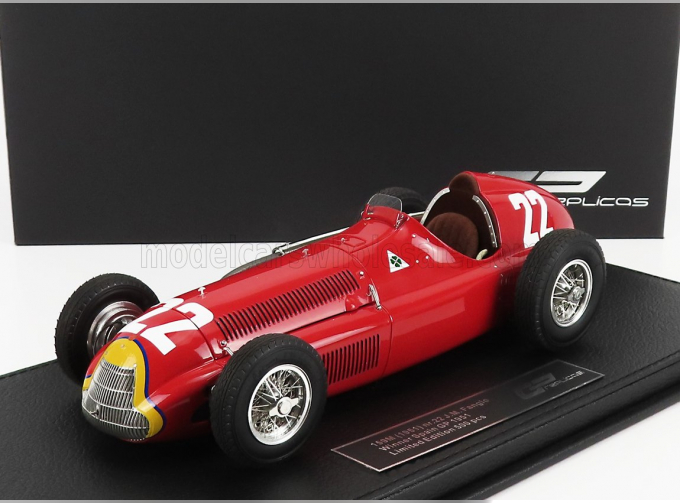 ALFA ROMEO F1 Alfetta 159m N22 Winner Spain Gp Juan Manuel Fangio (1951) World Champion, red