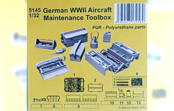 Немецкий набор инструментов для технического обслуживания самолетов врeмен ВОВ / German WWII Aircraft Maintenance Toolbox