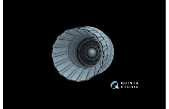 Сопла для выключенных двигателей для Суххой-30СМ (Звезда) (парковочное положение, опущенные)