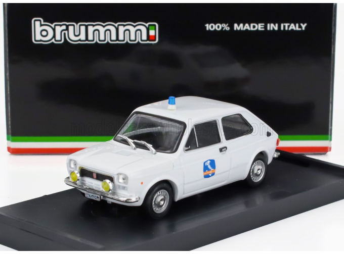 FIAT 127 1-series Societa' Autostrade Como-chiasso (1971), White