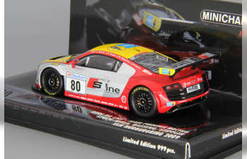 AUDI R8 LMS VLN Nurburging (2009), silver / red / yellow