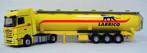MERCEDES-BENZ Actros MP3 Citerne Pulvee Larricq, yellow