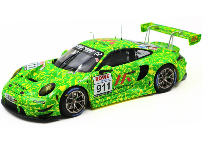 PORSCHE 911 GT3 R #911 Manthey-Racing NLS 7 Nürburgring Julien Andlauer, Frédéric Makowiecki (2022) 