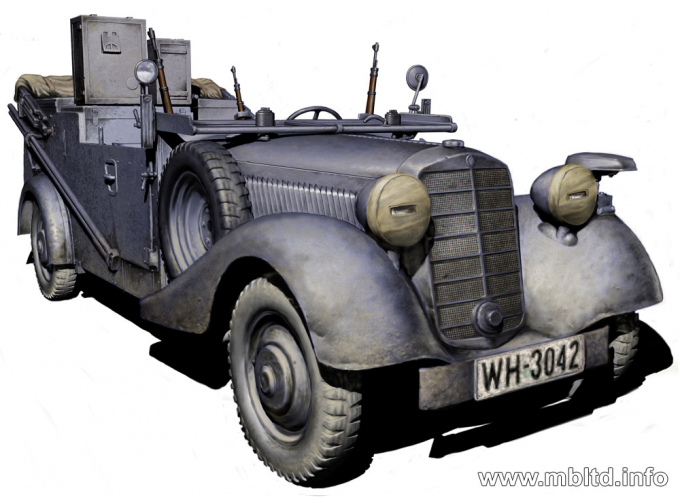 Сборная модель Sd.Kfz. 2 Type 170VK, немецкий военный автомобиль