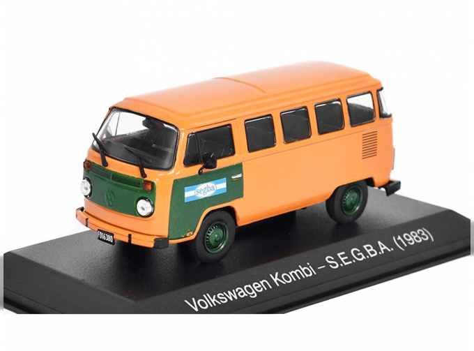 VOLKSWAGEN Kombi SEGBA (1983), orange/green