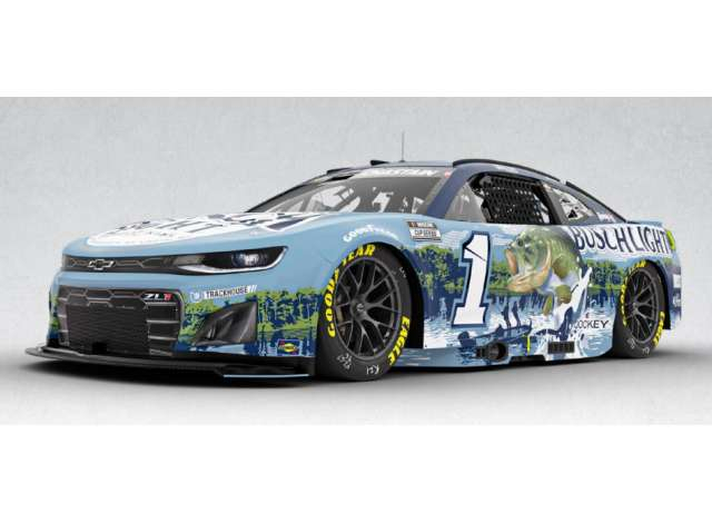 Chevrolet #1 Ross Chastain *1 BuschÂ® LightFishing*, various 2025