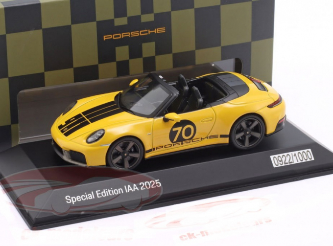 PORSCHE 911 Spirit 70 (992.2) (2025), speed yellow