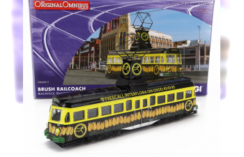 TRAM Brush Railcoach Blackpool Transport Interflora (1970), Yellow Black