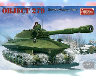 Сборная модель Soviet Nuclear war zone Heavy Tank "Object 279"