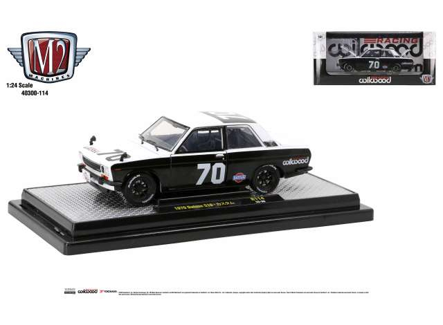 DATSUN 510 (1970), white / black