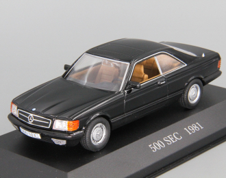 MERCEDES-BENZ 500 SEC (1981), Mercedes-Benz Offizielle Modell-Sammlung 33, black