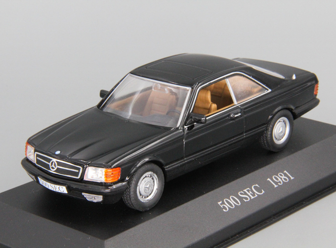 MERCEDES-BENZ 500 SEC (1981), Mercedes-Benz Offizielle Modell-Sammlung 33, black