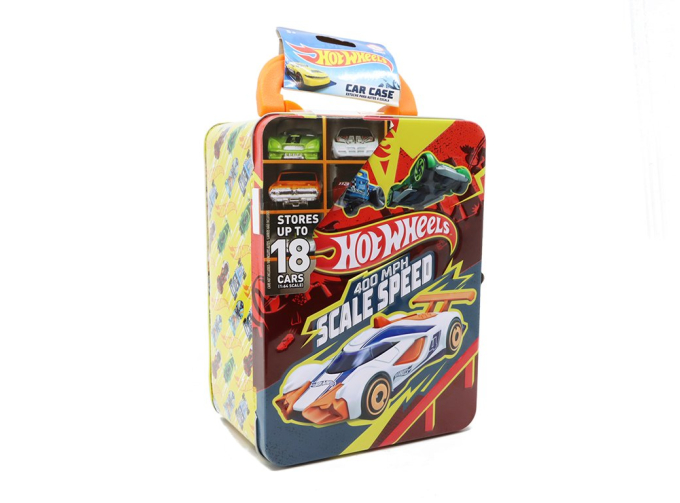 Металлический ящик для моделей "400 MPH Scale Speed" (для 18 моделей автомобилей)