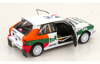 LANCIA Delta Hf Integrale Evo Jolly Club Totip Repsol №5 Rally Montecarlo (1993) Andrea Aghini - Sauro Farnocchia, White Orange Green