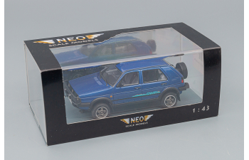 VOLKSWAGEN Golf 2 Country 4x4 1990, иlue metallic