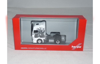 MAN TGX GX седельный тягач белый с граффити