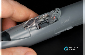 Декаль интерьера кабины МиГ-21ПФ (Eduard) (с 3D-печатными деталями)