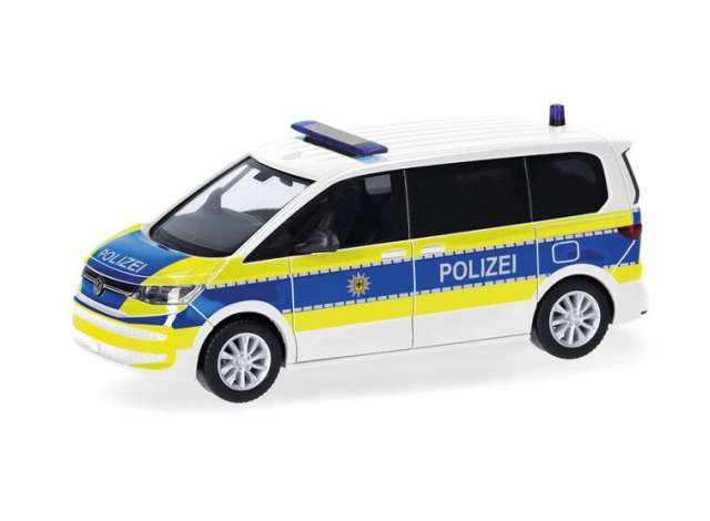 VOLKSWAGEN Multivan *Bundespolizei*, white / yellow / blue 2022