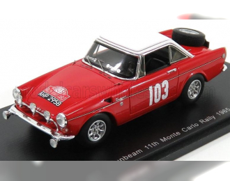 SUNBEAM Alpine №103 Rally Montecarlo (1965) A.Cowan - R.Turvey, Red White