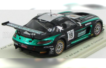 MERCEDES-BENZ Sls Amg GT3 Team Black Falcon N19 24h Spa (2014) A.al Faisal - H.Haupt - A.Simonsen, Black Green