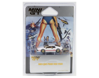 LOTUS Esprit Turbo (1981), white / golden Rims (French package)