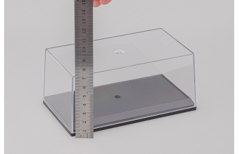 Бокс черный подиум "в клетку" (155 х 90 х 70 мм)