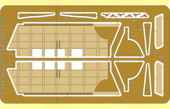 Hawker Hunter F.6A/F.9 - Flap Correction Set