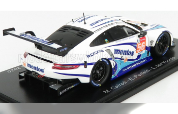 PORSCHE 911 991-2 Rsr 4.0l Team Project 1 N56 24h Le Mans (2020) M.Cairoli - E.Perfetti - L.ten Voorde, White Light Blue