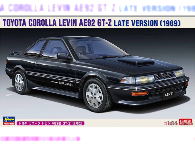 Сборная модель Toyota Corolla Levin AE92 GT-Z поздняя модель (Limited Edition)