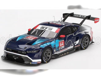 FORD Mustang Gt3 5.4l V8 Team Multimac Motorsport №64 Imsa 24h Daytona (2024) Christopher Mies - Mike Rockenfeller - Harry Tincknell, Blue