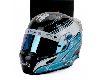 STILO Casco Helmet F1 Valtteri Bottas Team Alfa Romeo Stake Kick №77 Season (2023), Blue White Black