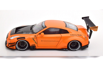 NISSAN GTR R35, orange-metallic/carbon