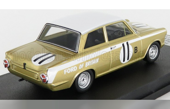 FORD Cortina Gt №11 2nd 12h Marlboro (1963) H.Taylor - J.Blumer, Gold Met White