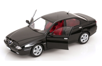 ALFA ROMEO 166 3.0 V6 (1998) – Red Interior, Black