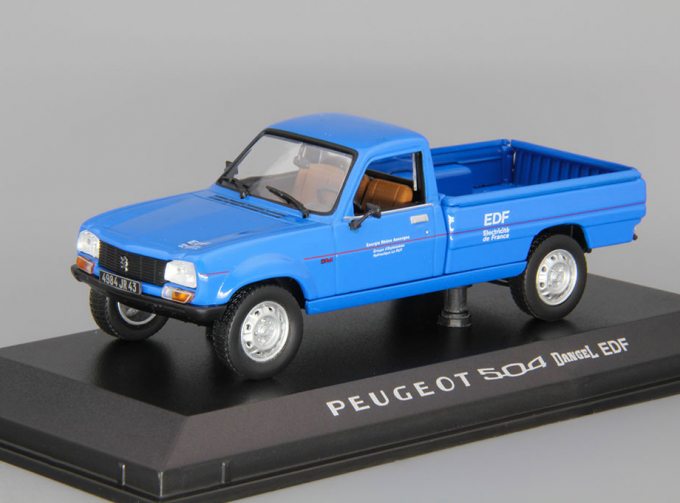 PEUGEOT 504 Pick Up 4х4 Dangel "EDF" (1996), blue