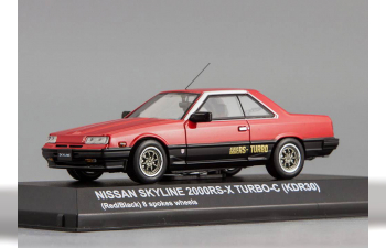 NISSAN Skyline 2000 RS-X TURBO-C (KDR30), red / black