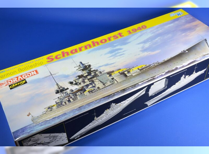 Сборная модель GERMAN BATTLESHIP SCHARNHORST 1940 (SMART KIT)