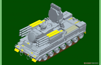 Сборная модель Зенитно-ракетно пушечный комплекс DB 96K6-S1 (на гусеничном шасси)