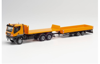 IVECO Trakker 6×6 с прицепом, желтый