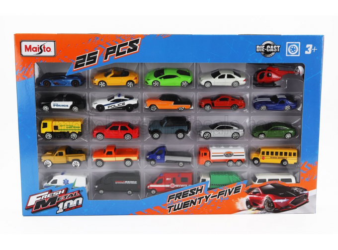 PORSCHE Set Assortment 25 Cars Pieces, Various