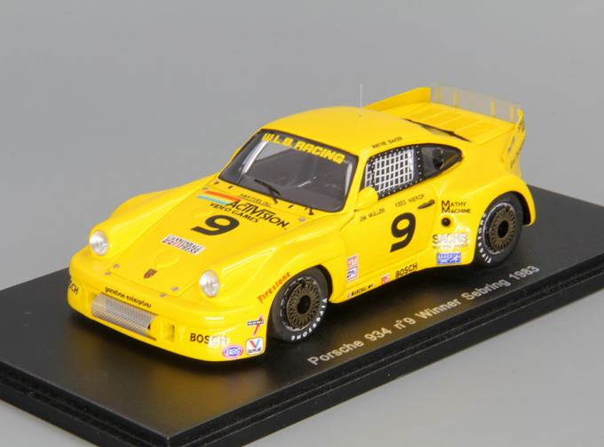 PORSCHE 934 #9 Winner Sebring 12 hours (1983), yellow