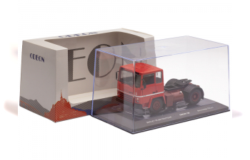 BERLIET TR 280 седельный тягач с полуприцепом (Трал), красный