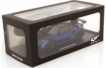 PORSCHE 911 (991.2) GT3 RS Weissach Package, blue metallic/ black