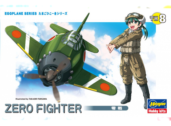 Сборная модель самолет EGG PLANE ZERO FIGHTER