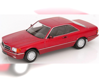 MERCEDES-BENZ S-class 500 Sec (c126) Coupe (1985), Red Met