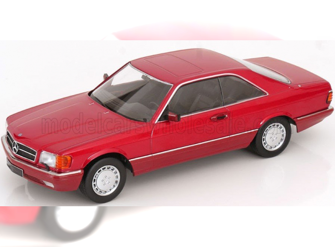 MERCEDES-BENZ S-class 500 Sec (c126) Coupe (1985), Red Met