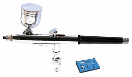 Аэрограф широкого спектра применения, позволяет красить под любым углом кокрашиваемой поверхности